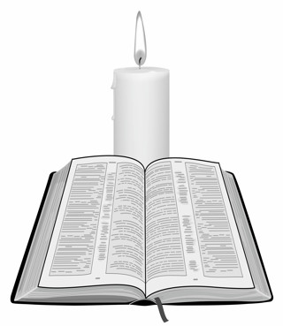 Bible and Candle